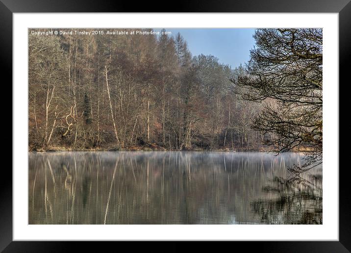 Winter Reflections Framed Mounted Print by David Tinsley