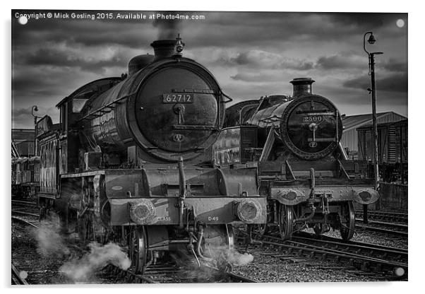  Steam Nostalgia. Acrylic by RSRD Images 
