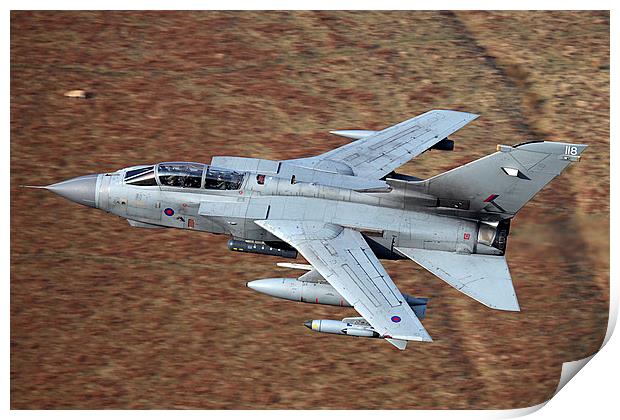  Tornado GR4 flying low Print by Oxon Images