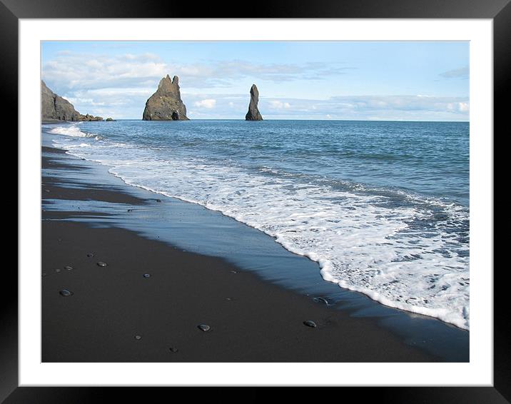 Sea Stacks Framed Mounted Print by Mary Lane