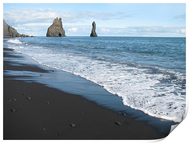 Sea Stacks Print by Mary Lane