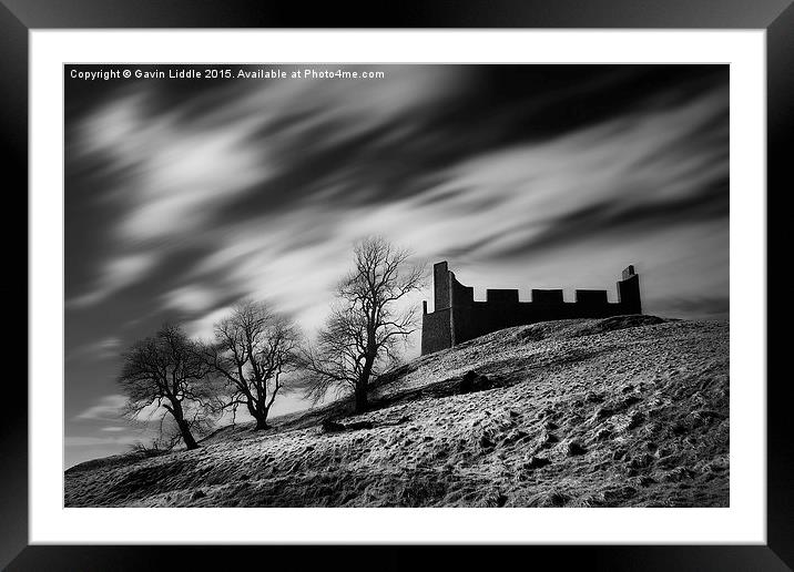 Hume Castle IR  Framed Mounted Print by Gavin Liddle