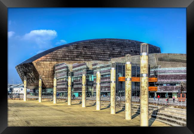 Wales Millennium Centre Cardiff Bay Framed Print by Steve Purnell