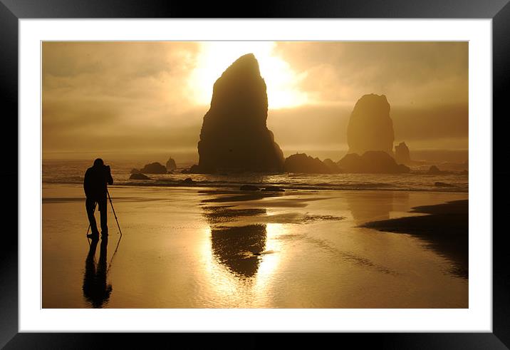 Capturing the light Framed Mounted Print by Ashley  Gruber