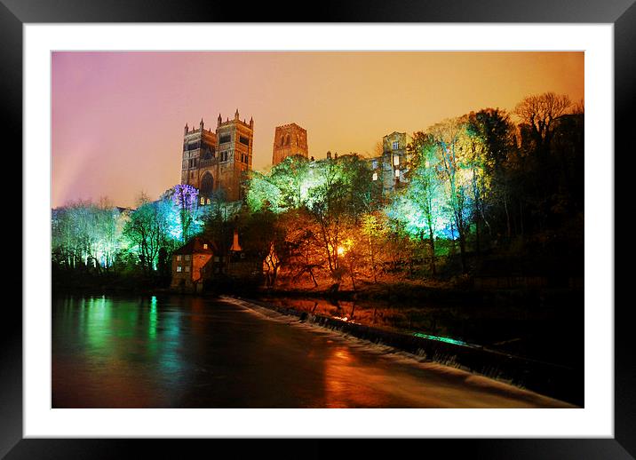  Durham Lumiere Framed Mounted Print by eric carpenter