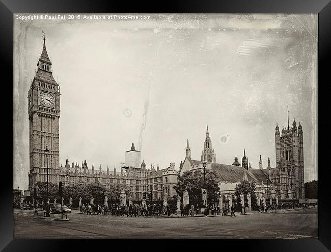 Big Ben Westminster Framed Print by Paul Fell