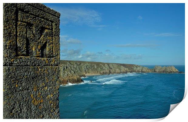  Minack Theatre Porthcurno view Print by pristine_ images