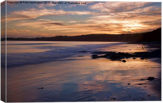  Carne Beach  Canvas Print by Pete Hemington