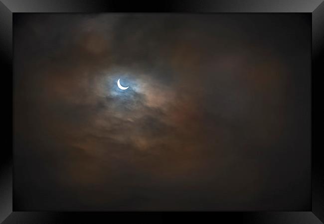  Todays Elclipse from Wilsthire Framed Print by Eddie John