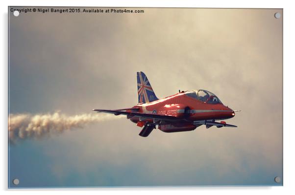    The Red Arrows  Acrylic by Nigel Bangert
