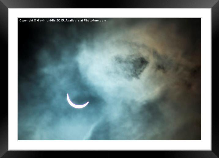  Solar Eclipse 1 Framed Mounted Print by Gavin Liddle