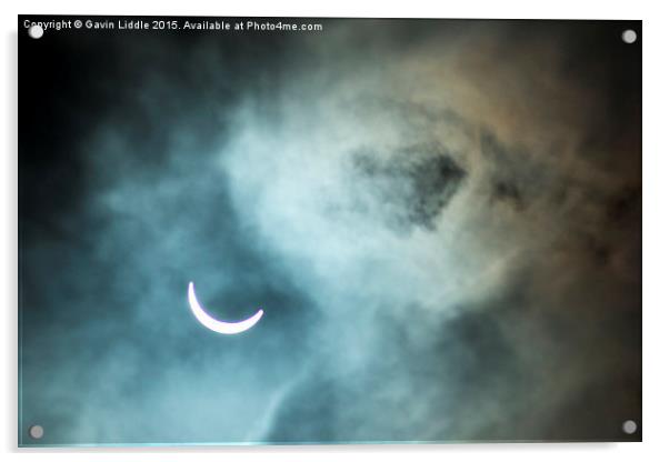  Solar Eclipse 1 Acrylic by Gavin Liddle
