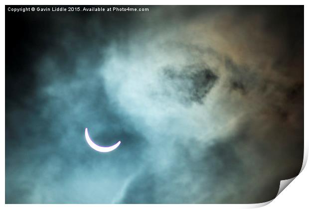  Solar Eclipse 1 Print by Gavin Liddle