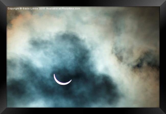  Solar Eclipse 2 Framed Print by Gavin Liddle