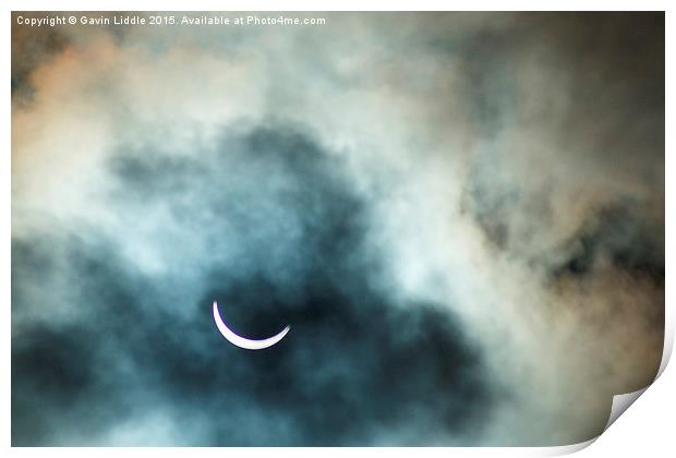  Solar Eclipse 2 Print by Gavin Liddle