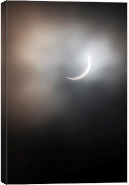 Solar Eclipse Canvas Print by Grant Glendinning