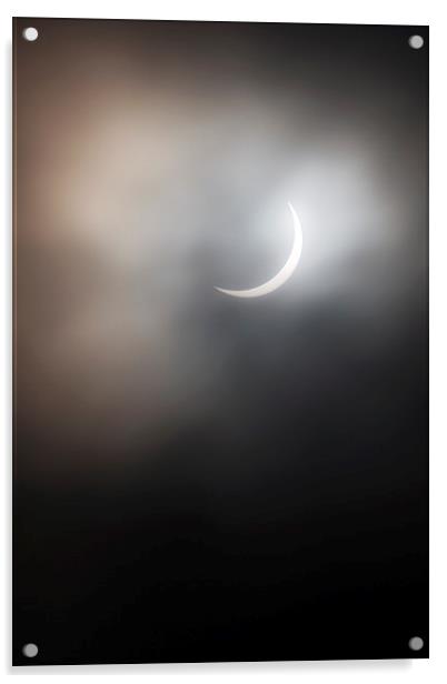 Solar Eclipse Acrylic by Grant Glendinning