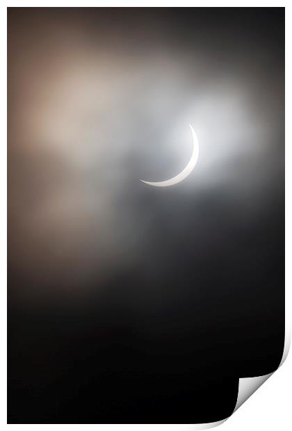 Solar Eclipse Print by Grant Glendinning