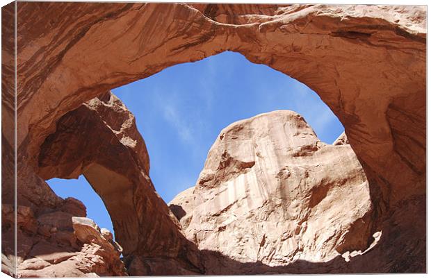 double arch Canvas Print by Ashley  Gruber