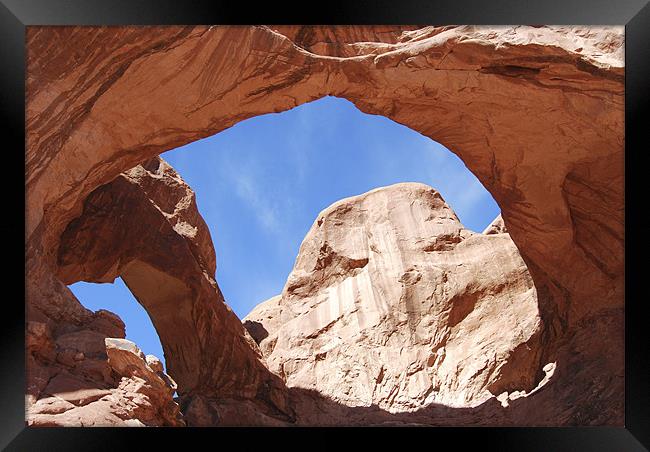 double arch Framed Print by Ashley  Gruber