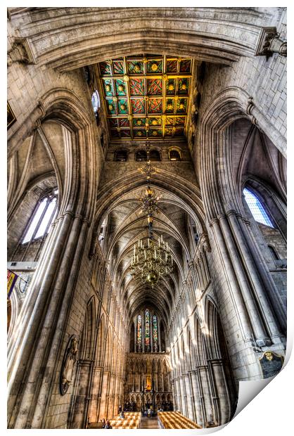 Southwark Cathedral London Print by David Pyatt