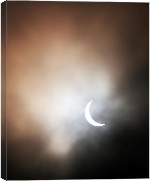 Solar Eclipse Canvas Print by Grant Glendinning