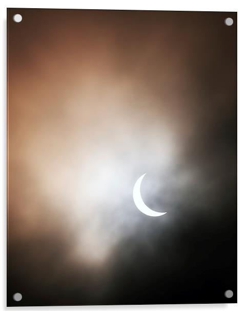 Solar Eclipse Acrylic by Grant Glendinning