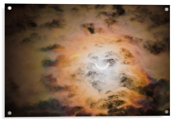  The eclipse Acrylic by David Martin