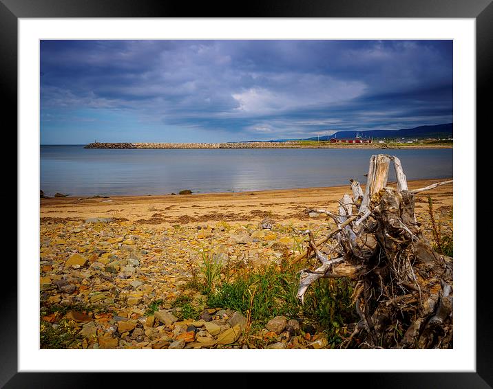 Inverness Beach, Cape Breton, Canada Framed Mounted Print by Mark Llewellyn