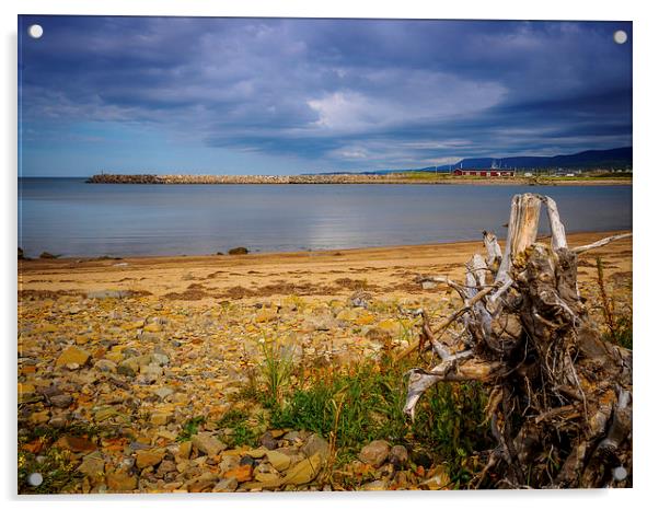 Inverness Beach, Cape Breton, Canada Acrylic by Mark Llewellyn