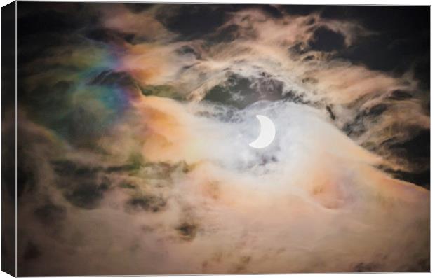  The Eclipse Canvas Print by David Martin