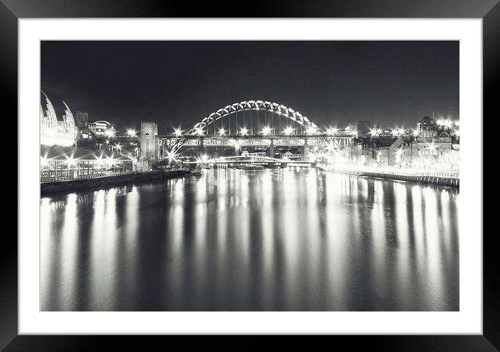  Black and White Nights Framed Mounted Print by Toon Photography
