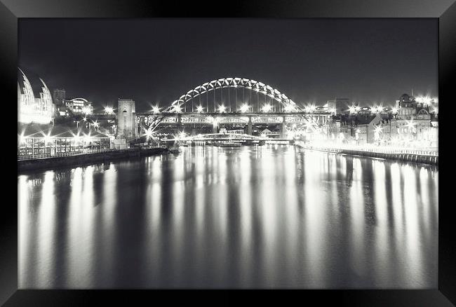  Black and White Nights Framed Print by Toon Photography