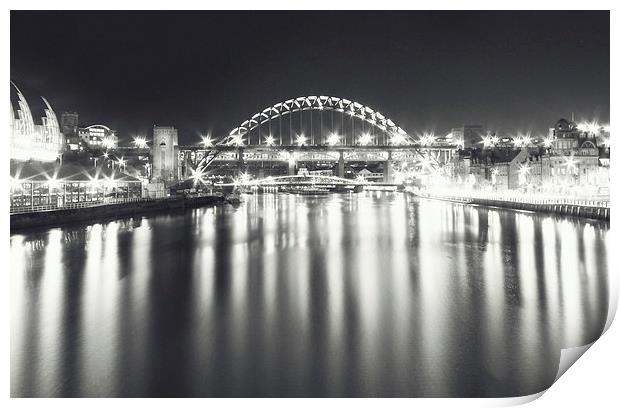  Black and White Nights Print by Toon Photography