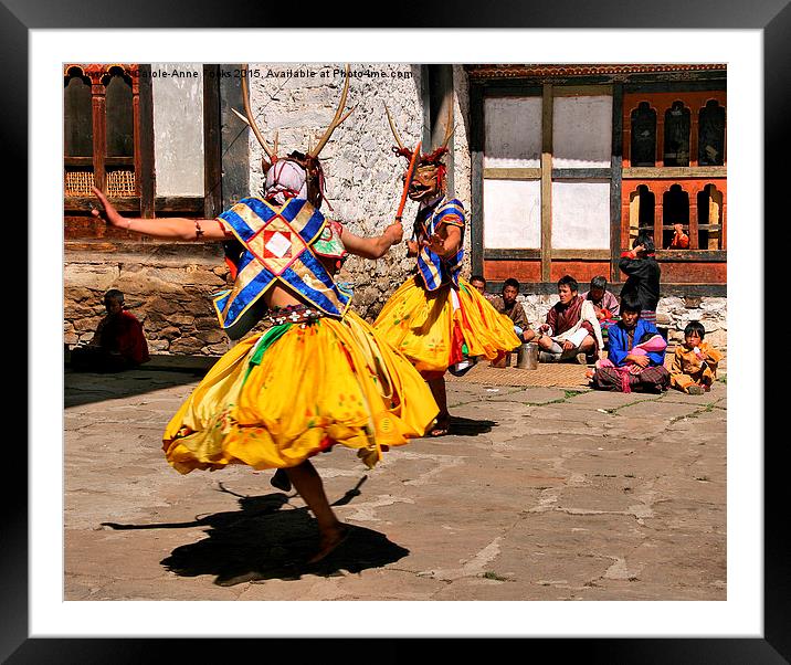  Tashiling Festival #2, Eastern Himalayas, Central Framed Mounted Print by Carole-Anne Fooks