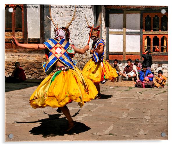  Tashiling Festival #2, Eastern Himalayas, Central Acrylic by Carole-Anne Fooks