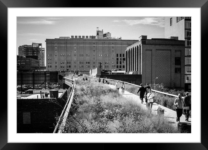 Highline Park, NYC Framed Mounted Print by Brent Olson