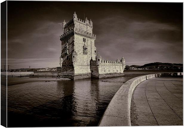  Belém Tower, Lisbon Canvas Print by Broadland Photography