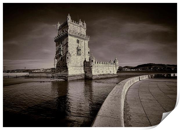  Belém Tower, Lisbon Print by Broadland Photography