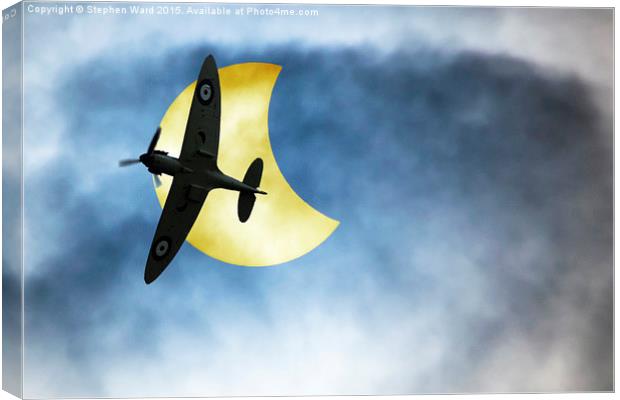  eclipsed Canvas Print by Stephen Ward