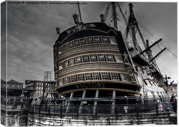  hms victory Canvas Print by nick wastie