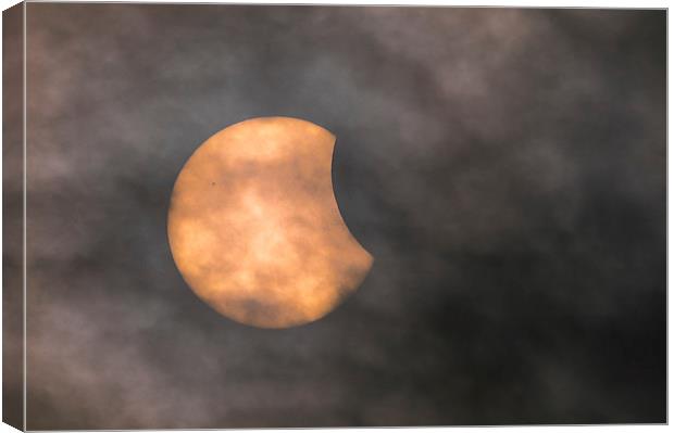 Eclipsed Sun with sunspot Canvas Print by Natures' Canvas: Wall Art  & Prints by Andy Astbury