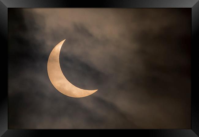 Partial Solar Eclipse Framed Print by Natures' Canvas: Wall Art  & Prints by Andy Astbury