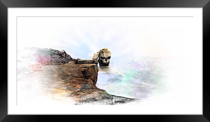  Pulpit rock on canvas by JCstudios Framed Mounted Print by JC studios LRPS ARPS