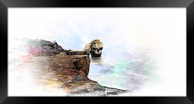  Pulpit rock on canvas by JCstudios Framed Print by JC studios LRPS ARPS