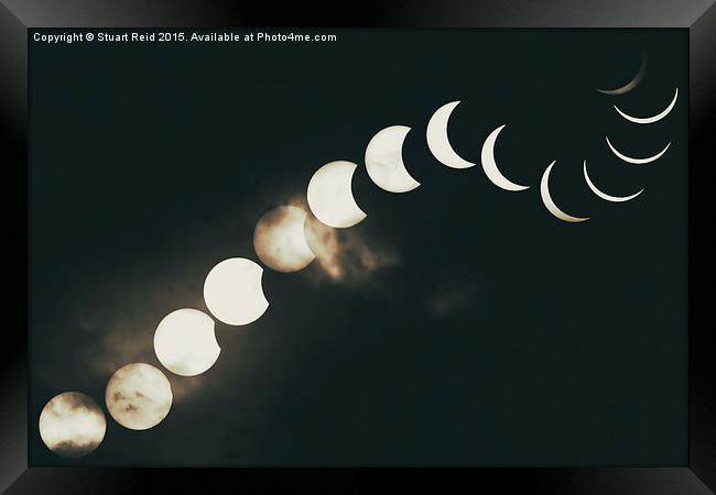  Solar Eclipse Framed Print by Stuart Reid