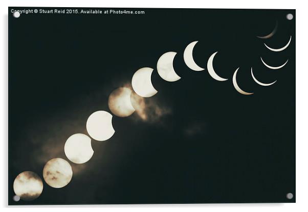  Solar Eclipse Acrylic by Stuart Reid