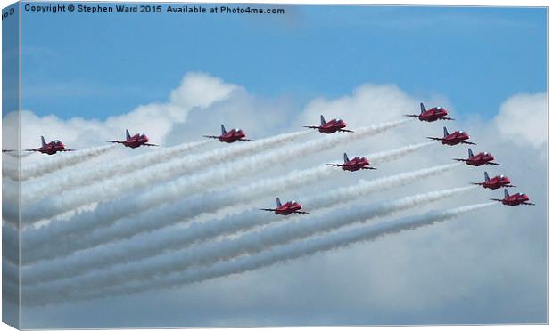  Reds 11 Canvas Print by Stephen Ward