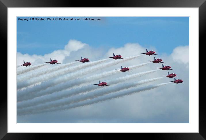  Reds 11 Framed Mounted Print by Stephen Ward