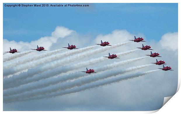  Reds 11 Print by Stephen Ward
